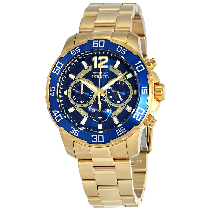 Invicta Pro Diver Chronograph Blue Dial Men's Watch #22714 - Watches of America
