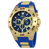 Invicta Pro Diver Chronograph Blue Dial Men's Watch #24681 - Watches of America