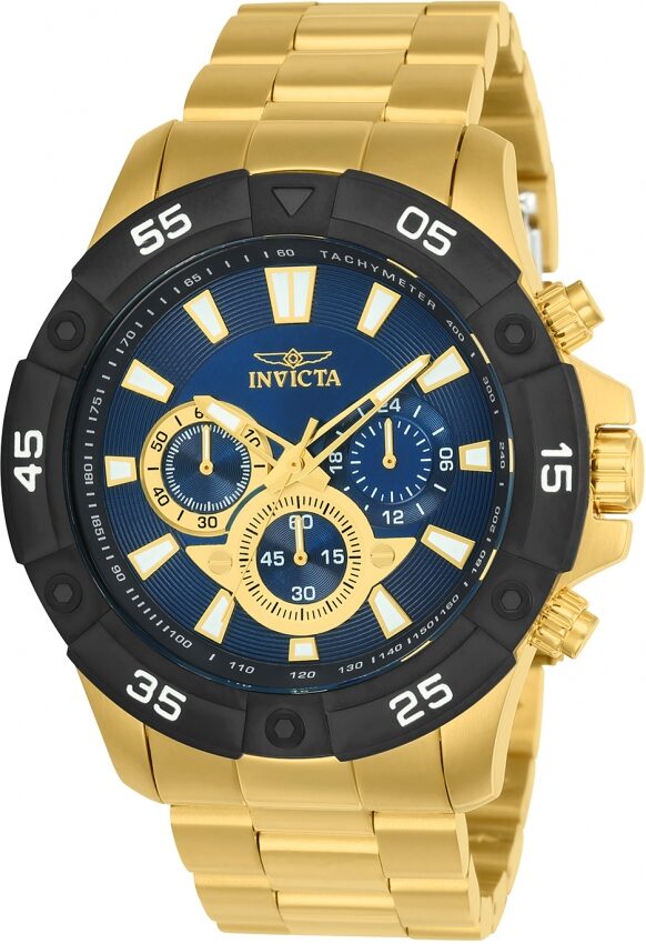 Invicta Pro Diver Chronograph Blue Dial Men's Watch #24585 - Watches of America