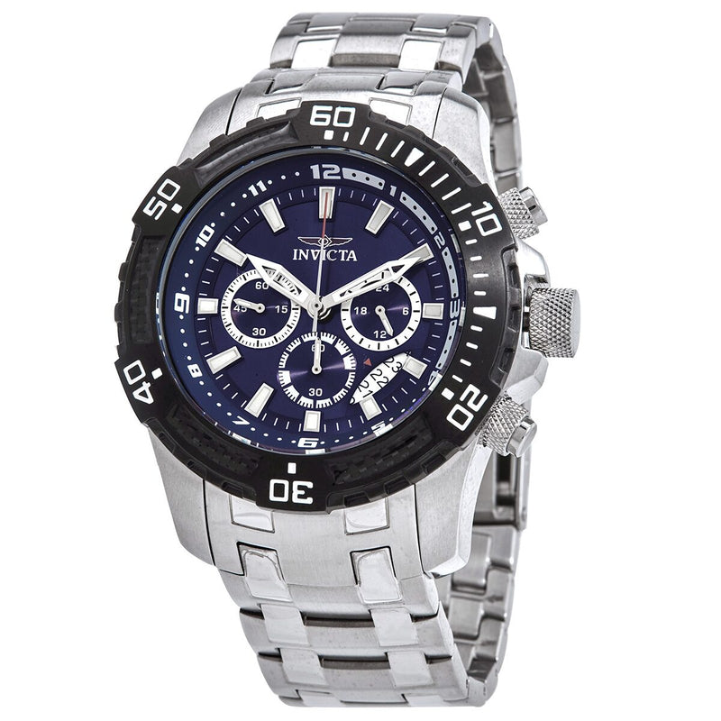 Invicta Pro Diver Chronograph Blue Dial Men's Watch #25779 - Watches of America