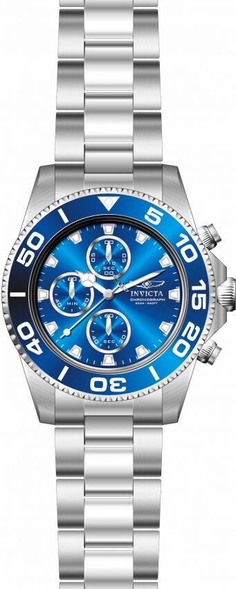 Invicta Pro Diver Chronograph Blue Dial Men's Watch #28690 - Watches of America