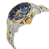 Invicta Pro Diver Chronograph Blue Dial Men's Watch #28718 - Watches of America #2
