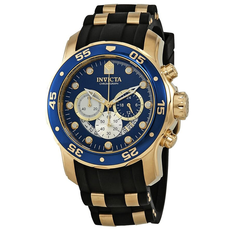 Invicta Pro Diver Chronograph Blue Dial Men's Watch #28723 - Watches of America