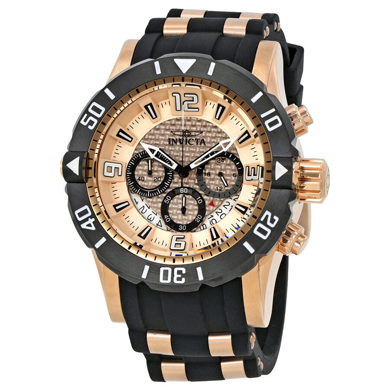 Invicta Pro Diver Chronograph Copper Dial Men's Watch #23711 - Watches of America