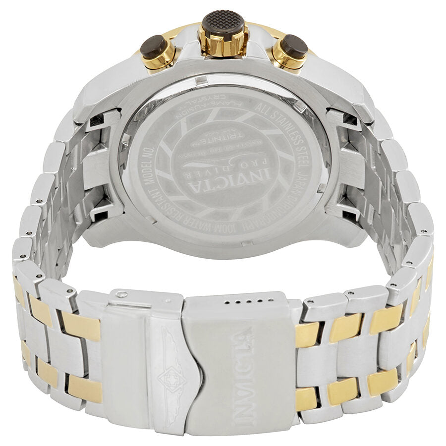 Invicta Pro Diver Chronograph Yellow Gold Dial Men's Watch #26080 - Watches of America #3