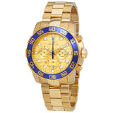 Invicta Pro Diver Chronograph Gold Dial Men's Watch #22227 - Watches of America