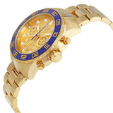 Invicta Pro Diver Chronograph Gold Dial Men's Watch #22227 - Watches of America #2
