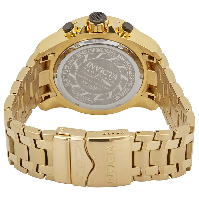 Invicta Pro Diver Chronograph Gold Dial Men's Watch #26079 - Watches of America #3