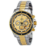 Invicta Pro Diver Chronograph Gold Dial Two-tone Men's Watch #12456 - Watches of America