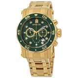 Invicta Pro Diver Chronograph Green Dial Men's Watch #23653 - Watches of America