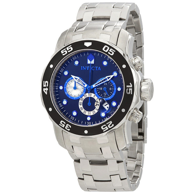 Invicta Pro Diver Chronograph Blue Dial Men's Watch #24848 - Watches of America