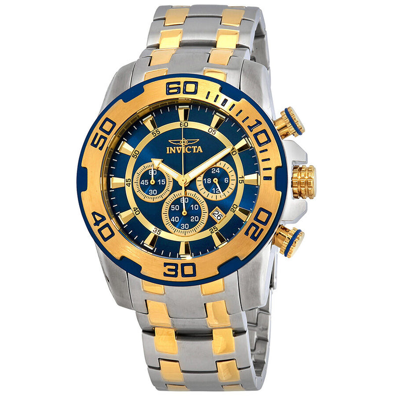 Invicta Pro Diver Chronograph Dark Blue Dial Men's Watch #26296 - Watches of America