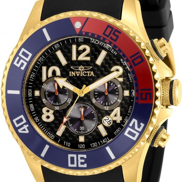 Invicta Pro Diver Chronograph Quartz Pepsi Bezel Men's Watch 29713