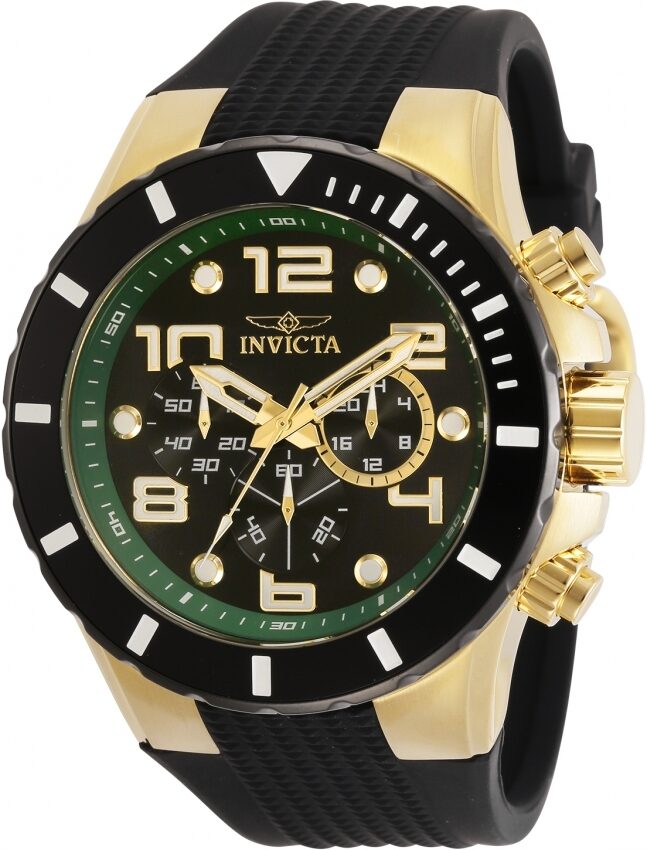 Invicta Pro Diver Chronograph Quartz Black Dial Men's Watch #30777 - Watches of America