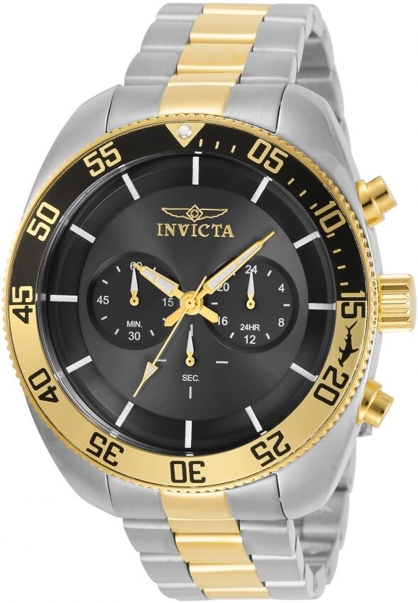 Invicta Pro Diver Chronograph Quartz Black Dial Men's Watch #30802 - Watches of America