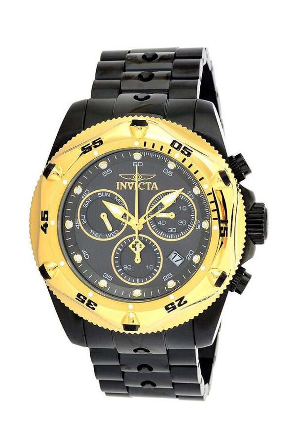 Invicta Pro Diver Chronograph Quartz Black Dial Men's Watch #31612 - Watches of America