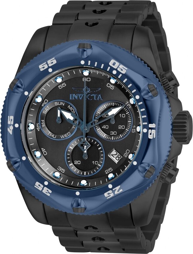 Invicta Pro Diver Chronograph Quartz Black Dial Men's Watch #31614 - Watches of America