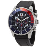 Invicta Pro Diver Chronograph Quartz Black Dial Pepsi Bezel Men's Watch #29711 - Watches of America