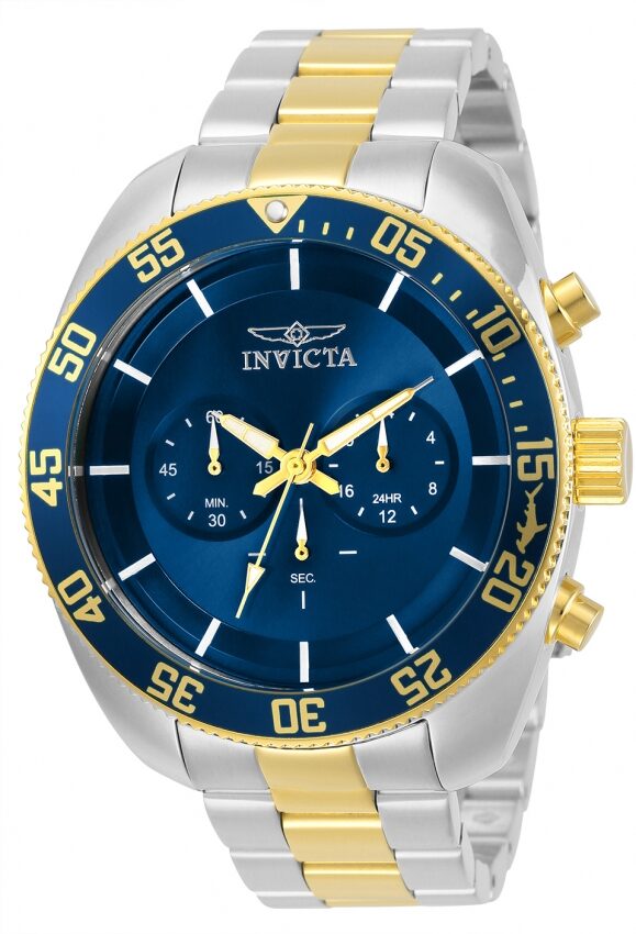 Invicta Pro Diver Chronograph Quartz Blue Dial Men's Watch #30056 - Watches of America