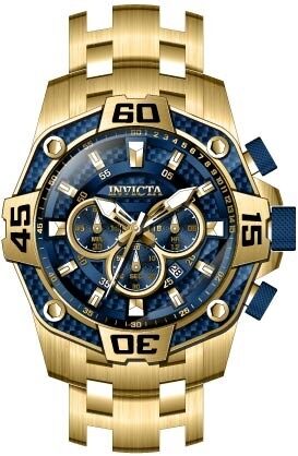 Invicta Pro Diver Chronograph Quartz Blue Dial Men's Watch #33846 - Watches of America