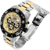Invicta Pro Diver Chronograph Quartz Gold Dial Men's Watch #22519 - Watches of America #2
