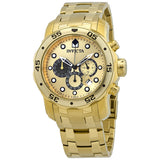 Invicta Pro Diver Chronograph Quartz Gold Dial Men's Watch #24850 - Watches of America