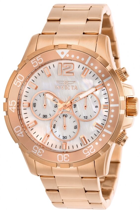 Invicta Pro Diver Chronograph Quartz White Dial Men's Watch #29461 - Watches of America