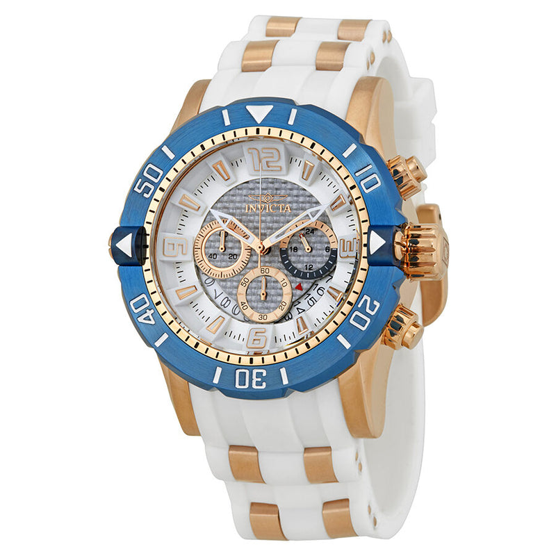 Invicta Pro Diver Chronograph Silver Dial Men's Watch #23710 - Watches of America