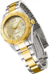 Invicta Pro Diver Gold Dial 18kt Gold Ion-plated Ladies Watch #14351 - Watches of America #2