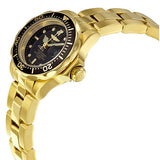 Invicta Pro Diver Gold-plated Black Dial Ladies Watch #8943 - Watches of America #2