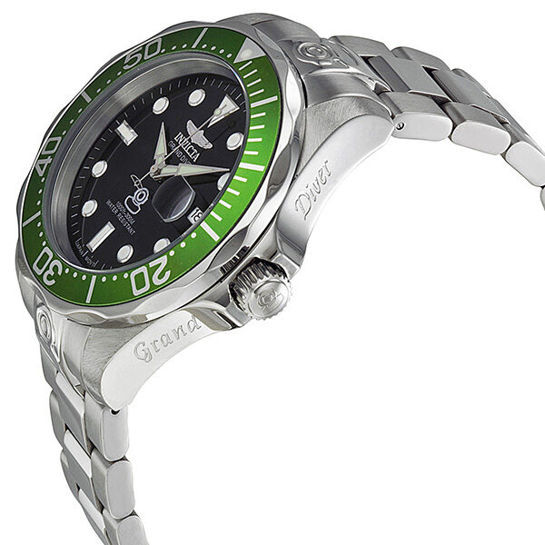 Invicta Pro Diver Grand Diver Black Dial Automatic Men's Watch #3047 - Watches of America #2