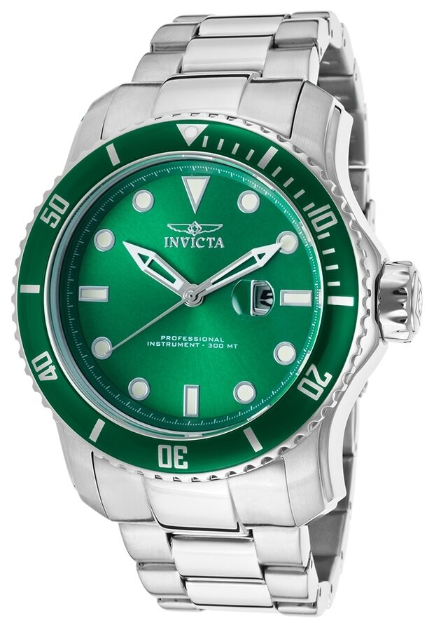 Invicta Pro Diver Green Dial Men's Watch #20096 - Watches of America