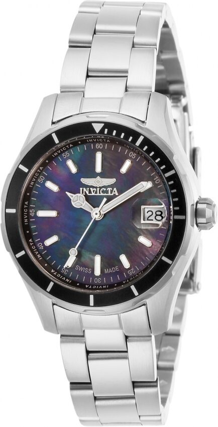 Invicta Pro Diver Quartz Black Dial Ladies Watch #28643 - Watches of America