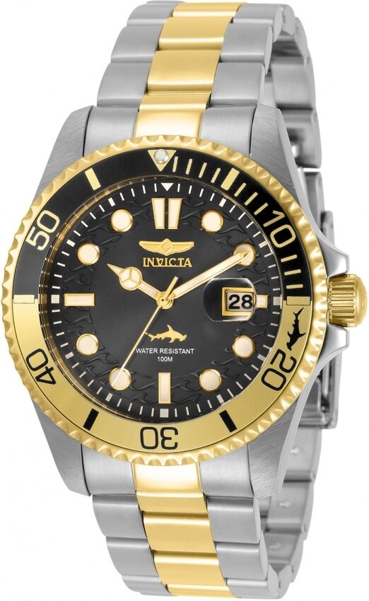 Invicta Pro Diver Quartz Black Dial Two-tone Men's Watch #30944 - Watches of America