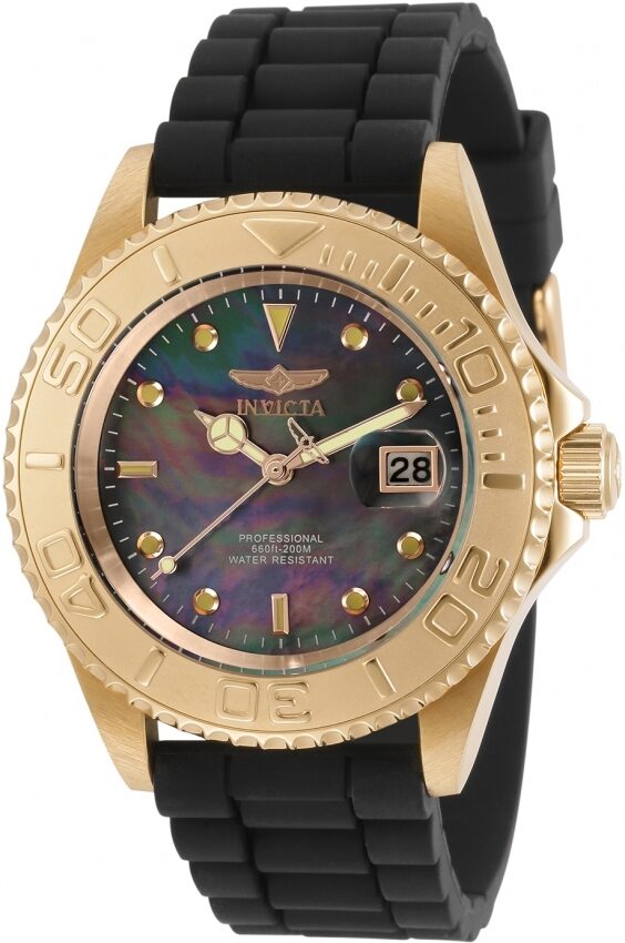 Invicta Pro Diver Quartz Black Dial Black Silicone Men's Watch #31188 - Watches of America