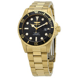 Invicta Pro Diver Quartz Black Dial Yellow Gold-tone Men's Watch #33271 - Watches of America