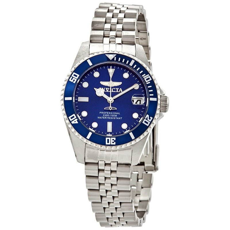 Invicta Pro Diver Quartz Blue Dial Ladies Watch #29187 - Watches of America