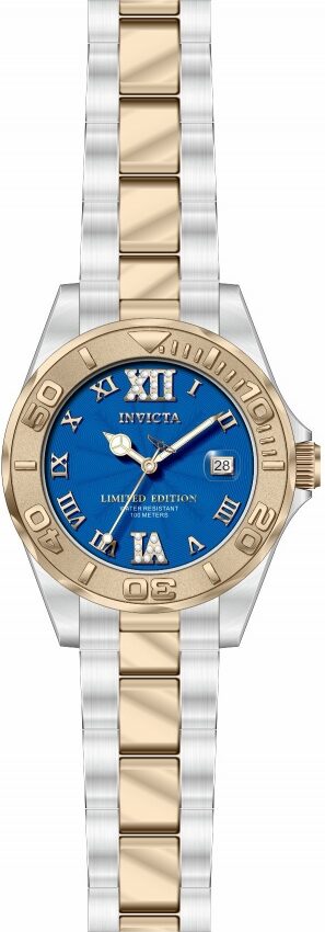 Invicta Pro Diver Quartz Blue Dial Ladies Watch #34261 - Watches of America