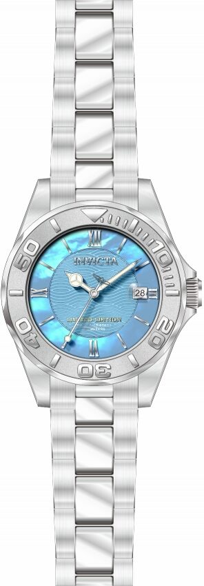 Invicta Pro Diver Quartz Blue Dial Ladies Watch #34262 - Watches of America