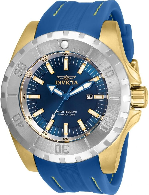 Invicta Pro Diver Quartz Blue Dial Men's Watch #30761 - Watches of America