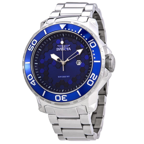 Invicta Pro Diver Quartz Blue Dial Men's Watch #30561 - Watches of America