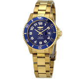 Invicta Pro Diver Quartz Blue Dial Yellow Gold-tone Men's Watch #30694 - Watches of America