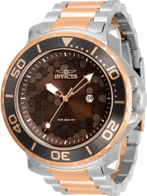 Invicta Pro Diver Quartz Brown Dial Men's Watch #30566 - Watches of America
