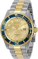Invicta Pro Diver Quartz Champagne Dial Men's Watch #30022 - Watches of America