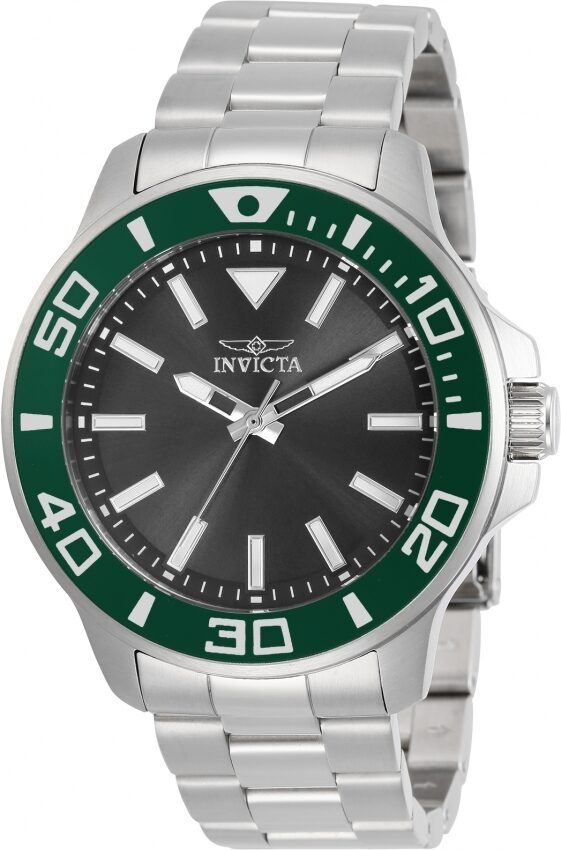 Invicta Pro Diver Quartz Charcoal Dial Men's Watch #30746 - Watches of America