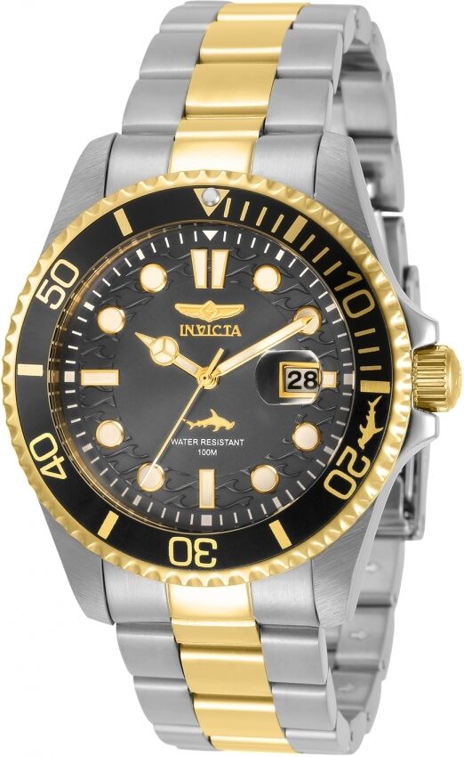 Invicta Pro Diver Quartz Charcoal Dial Men's Watch #30809 - Watches of America