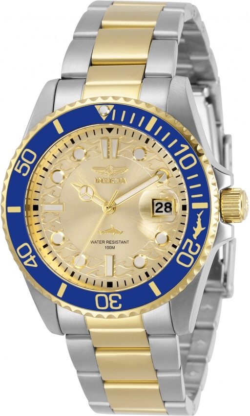 Invicta Pro Diver Quartz Gold Dial Ladies Watch 30482 - Watches of America