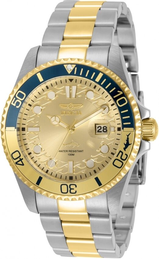 Invicta Pro Diver Quartz Gold Dial Two-tone Men's Watch #30948 - Watches of America