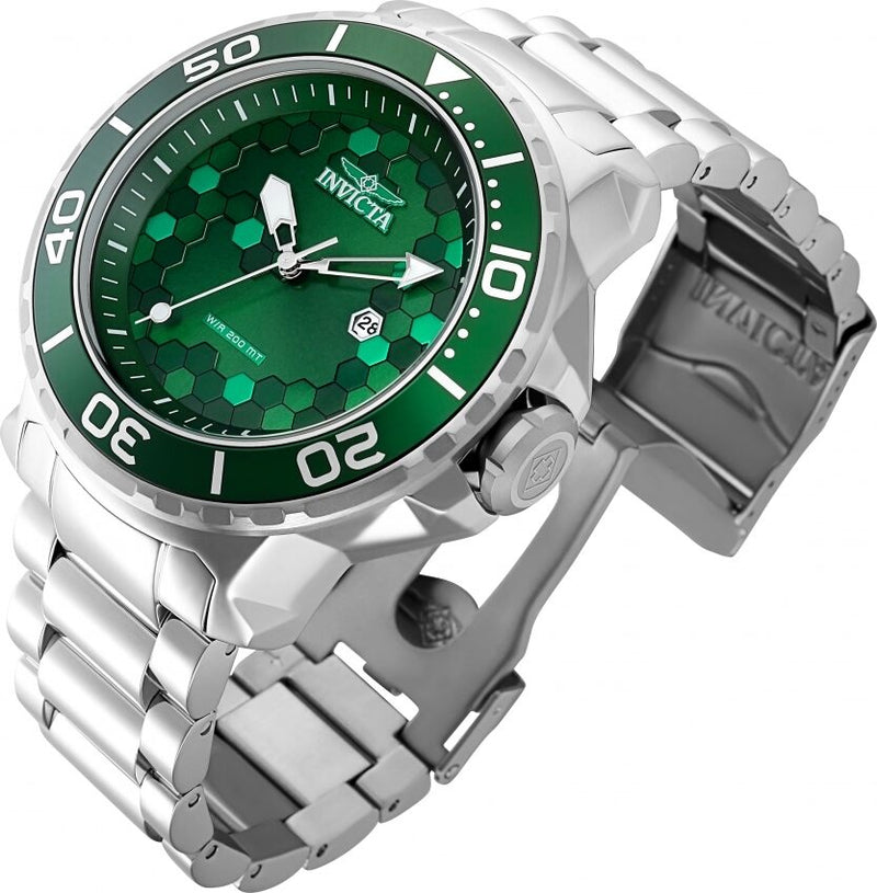 Invicta Pro Diver Quartz Green Dial Men's Watch #30562 - Watches of America #2