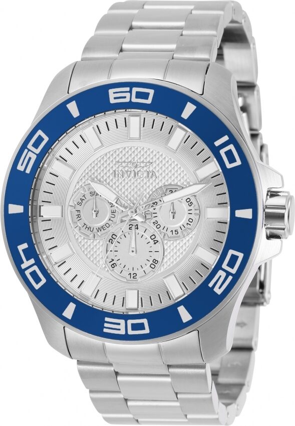 Invicta Pro Diver Quartz Silver Dial Stainless Steel Men's Watch #30946 - Watches of America